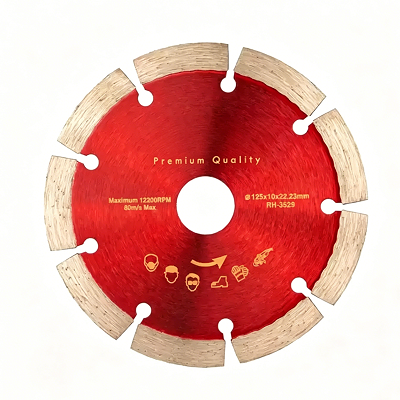 Granite Cutting Disc 125x22.2x10 mm RH-3525 (4)
