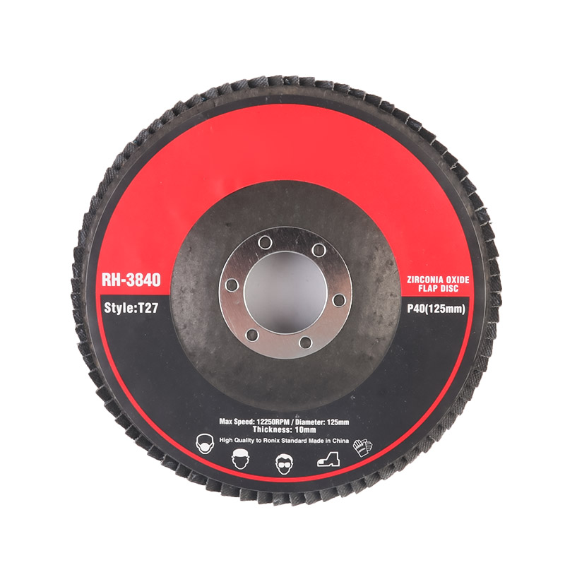 ZIRCONIA OXIDE FLAP DISC P40 125mm RH-3840 (1)