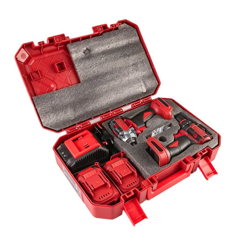 20V Cordless 2Pcs Combo Kit (Impact Drill, Screwdriver) Model RS-8670