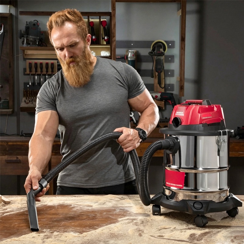 The VORTEX 8641 is a powerful 20V cordless wet and dry vacuum cleaner